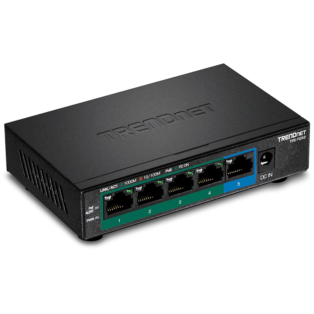 Trendnet TPE-TG52 network switch Unmanaged Gigabit