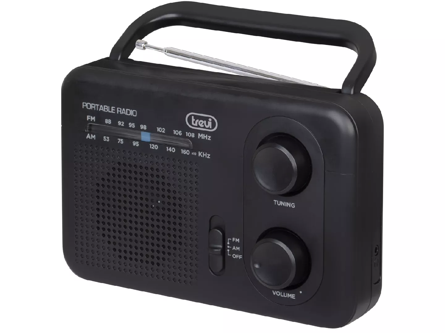 Trevi 0RA7F6400 radio Portable Analog Black
