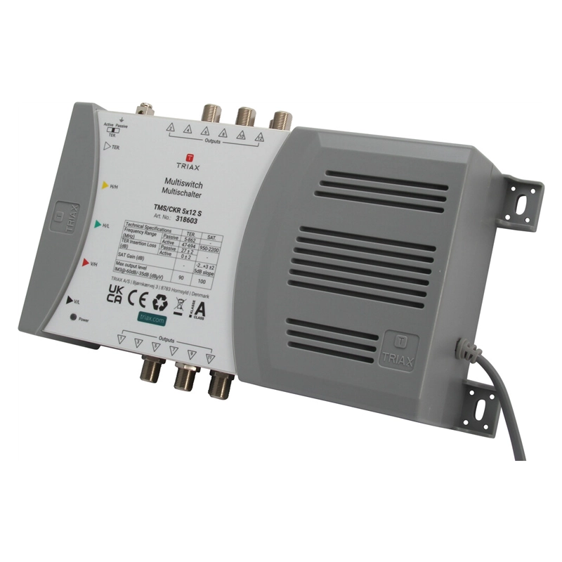 Triax 318603 satellite multiswitch 5 inputs