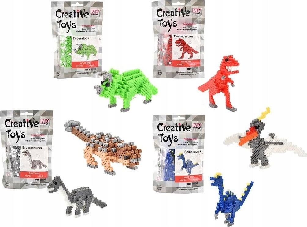 Dinosaur ironing beads 400 pieces 13512817