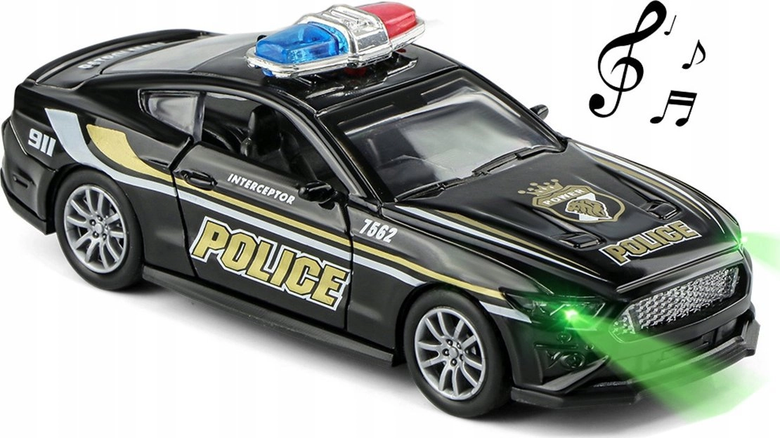 Trifox Metal car Police (light +