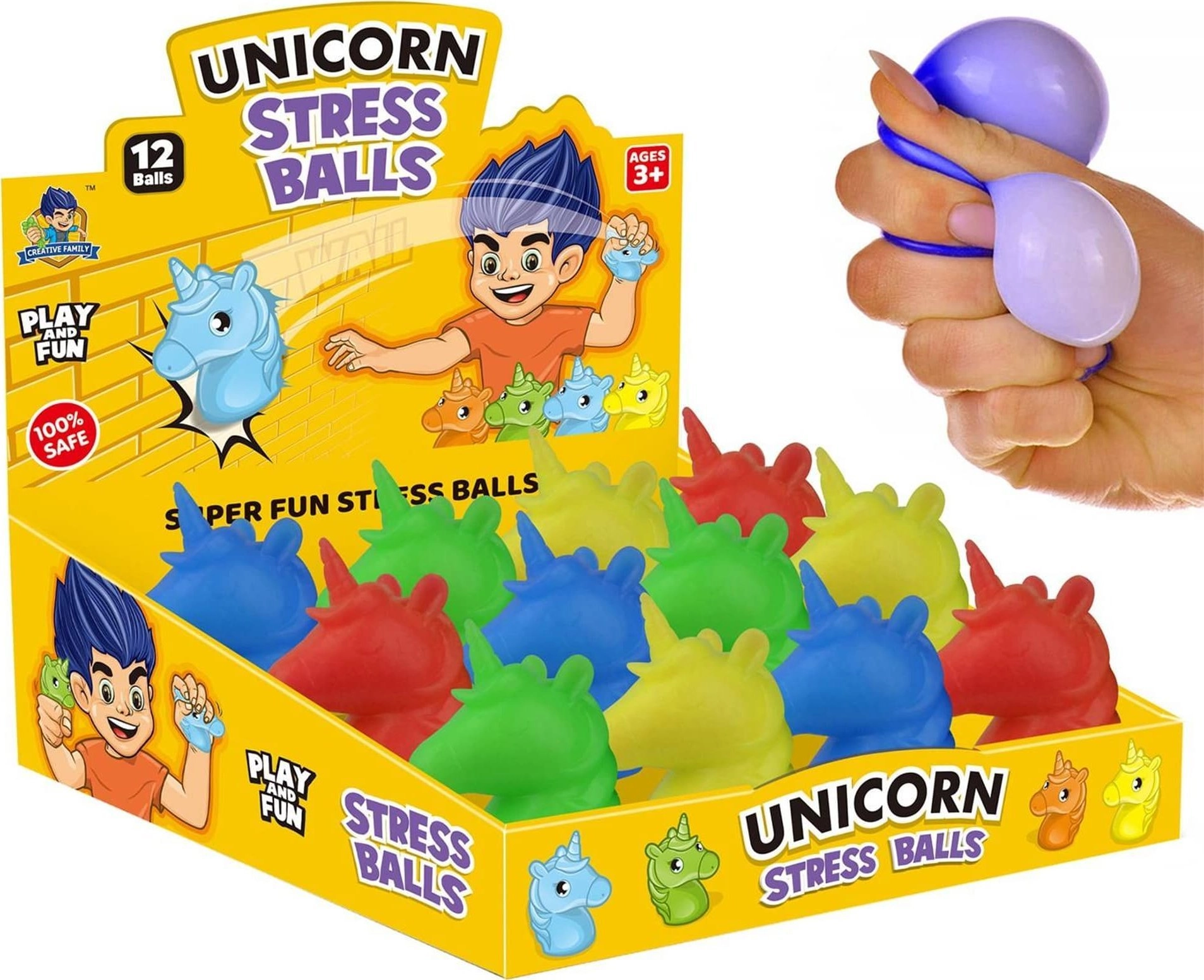 Unicorn MIX anti-stress ball 5901353117092 TR-50628-0