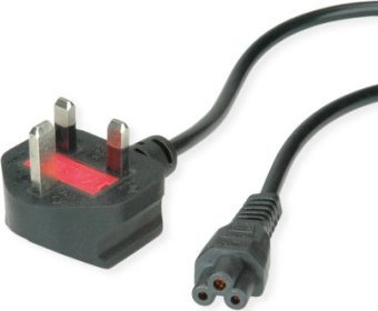VALUE UK power cable  3-pin. Notebook