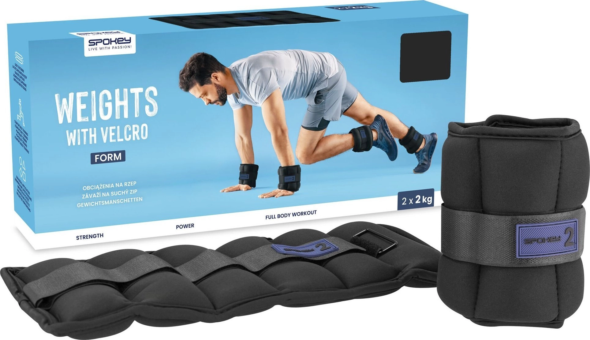 Velcro weights Spokey FORM 2kg 941522