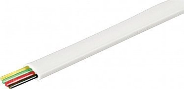 Goobay Telephone Flat Cables. 4 Wire