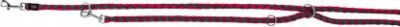 Trixie Adjustable dog leash Cavo fuchsia-graphite