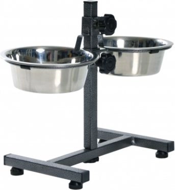 Trixie ADJUSTABLE STAND WITH BOWLS 2x1