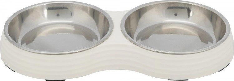 Trixie Melamine and stainless steel bowl