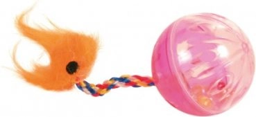 Trixie Rattle ball with feather 2