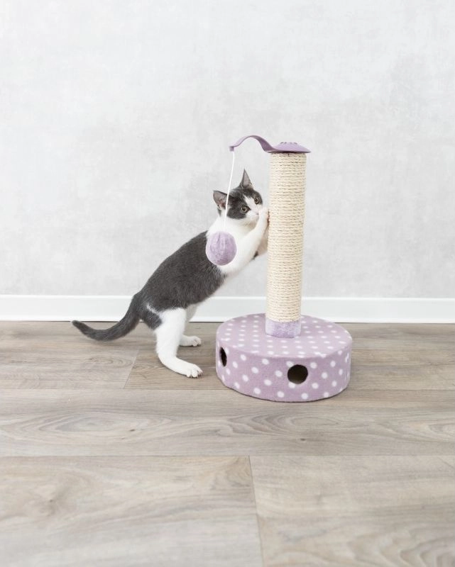Trixie Junior standing scratching post fleece