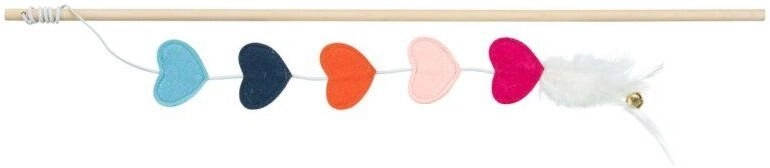 Trixie Cat fishing rod with hearts