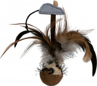 Trixie BALL WITH FEATHERS FOR CAT