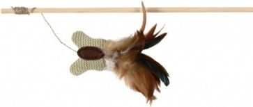 Trixie ROD WITH FEATHERS AND CATTNIP