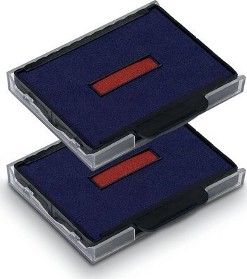 Trodat 6/57/2/SS Ink cartridge Blue Red