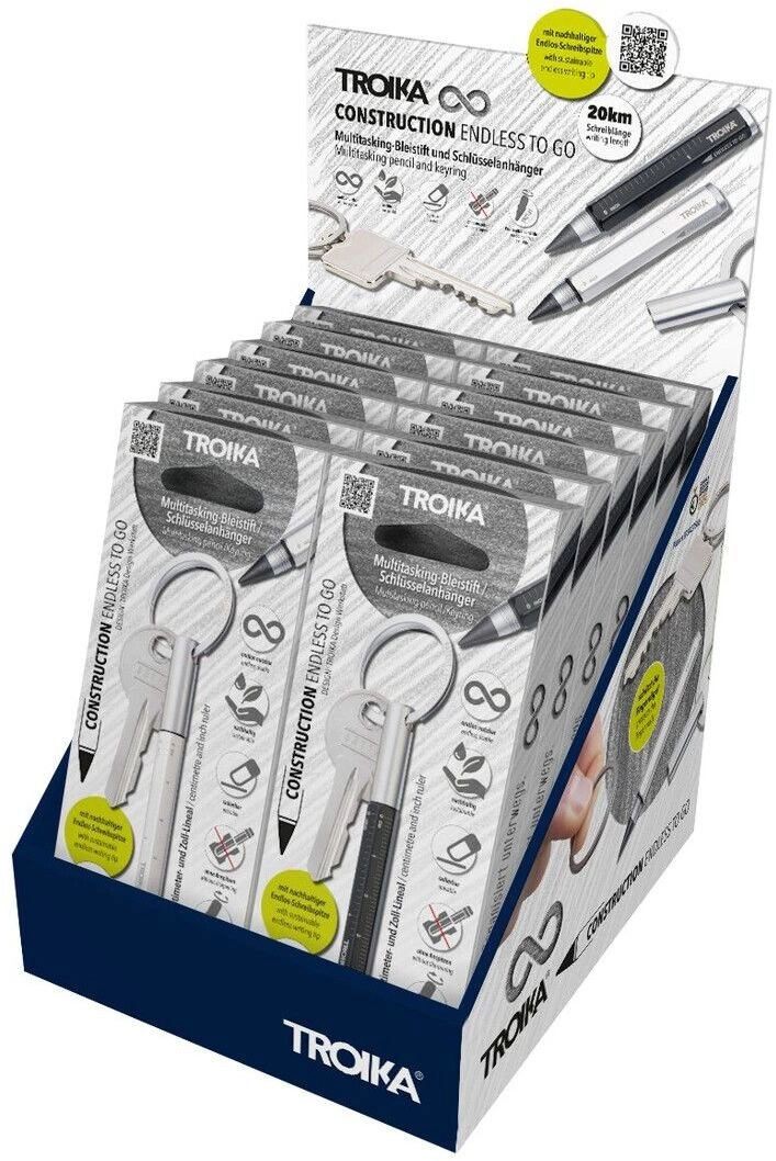 TROIKA Thekendisplay 12xENDLESS multi PenSchlüsselanhänger (