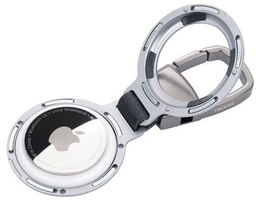 Troika AIRTAG HOLDER  key ring  silver