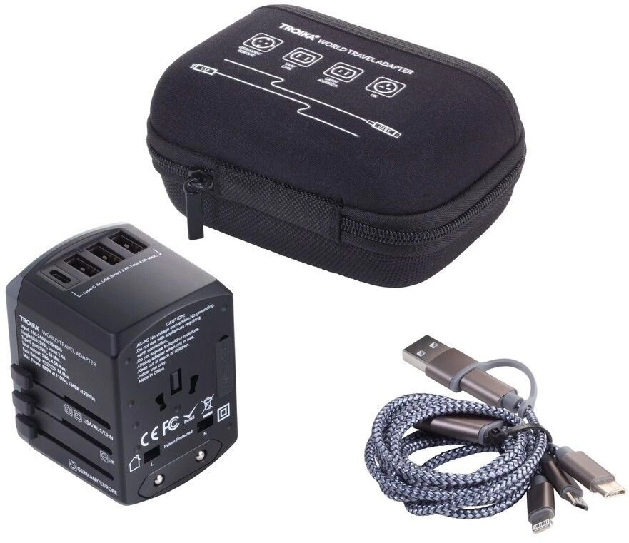 Troika TROIKA World Travel travel adapter