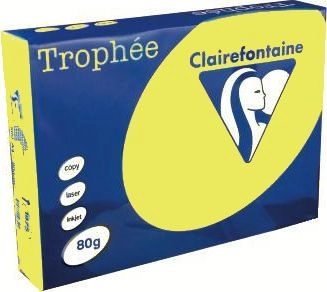 Trophee A4 copier paper 80g sunny