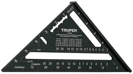Truper Aluminum Carpenter Angle 7" (177mm)