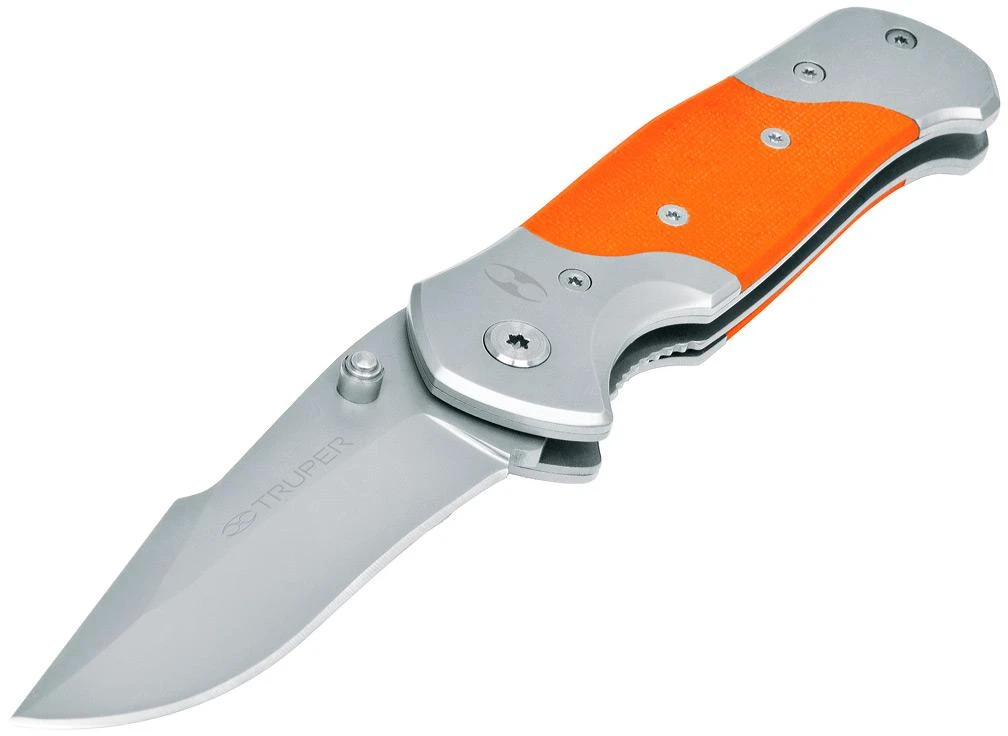 Folding knife 10cm  stainless steel Truper®