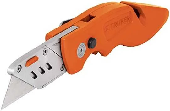 Truper folding knife with aluminum and