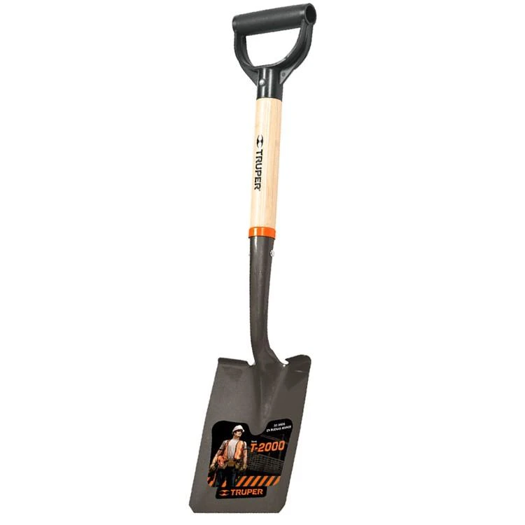 Garden spade with small D-handle 15x38x70cm
