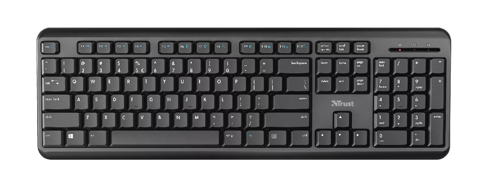 Trust TK-350 keyboard Office RF Wireless