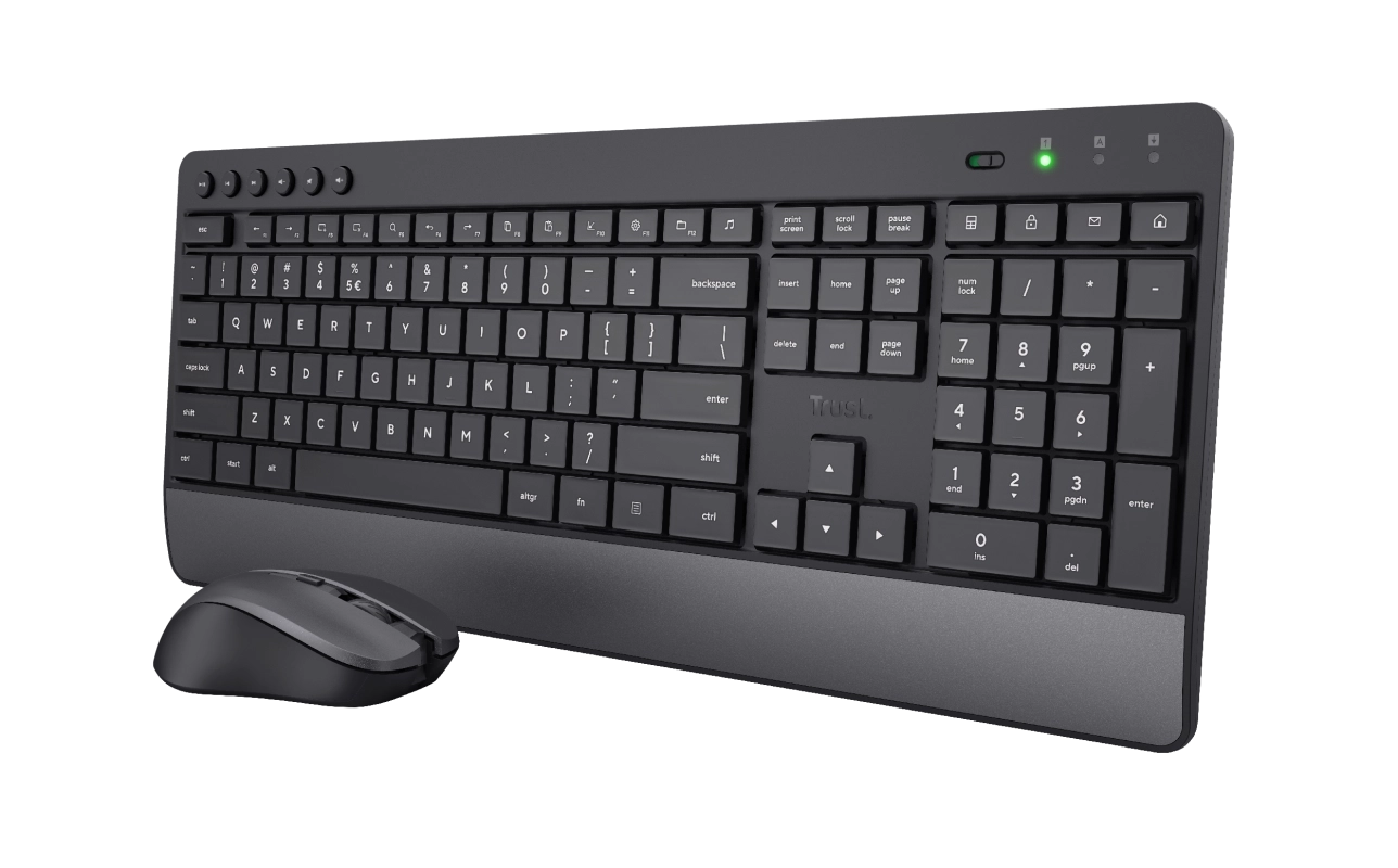 Trust Trezo keyboard Mouse included Universal