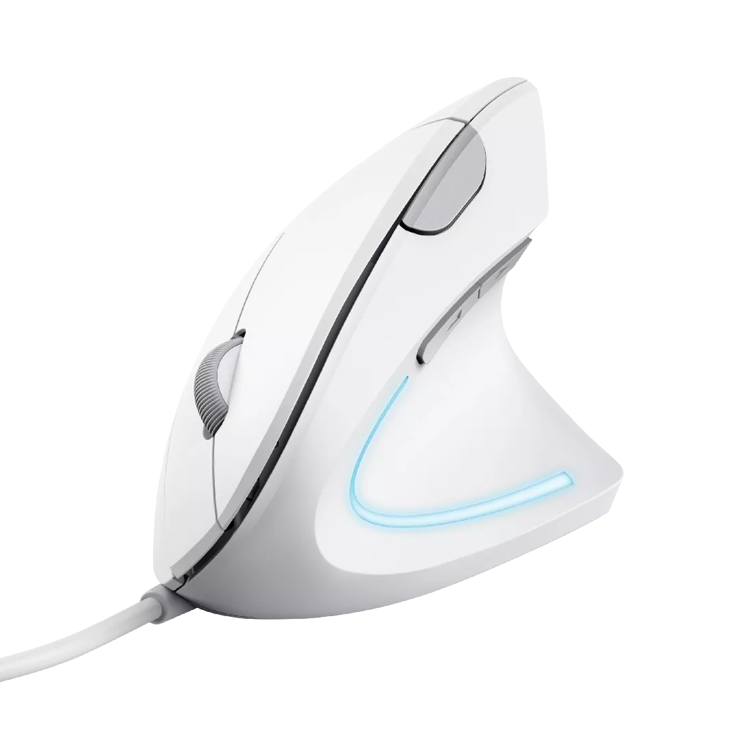 Datorpele Trust Verto Ergonomic White