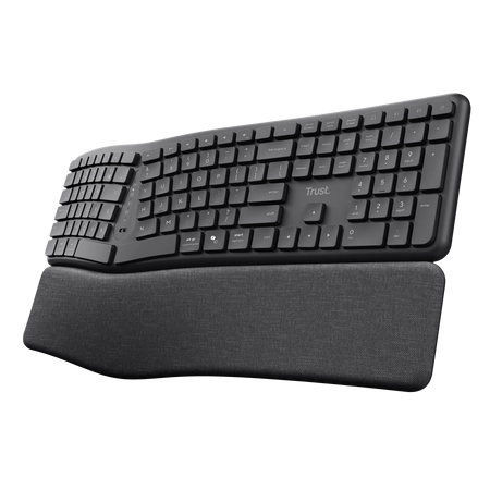 Trust Keyra Ergonomic multidevice wireless keyboard