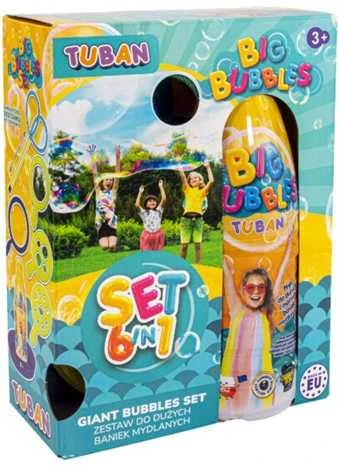 TUBAN 6w1 box zestaw dużych baniek