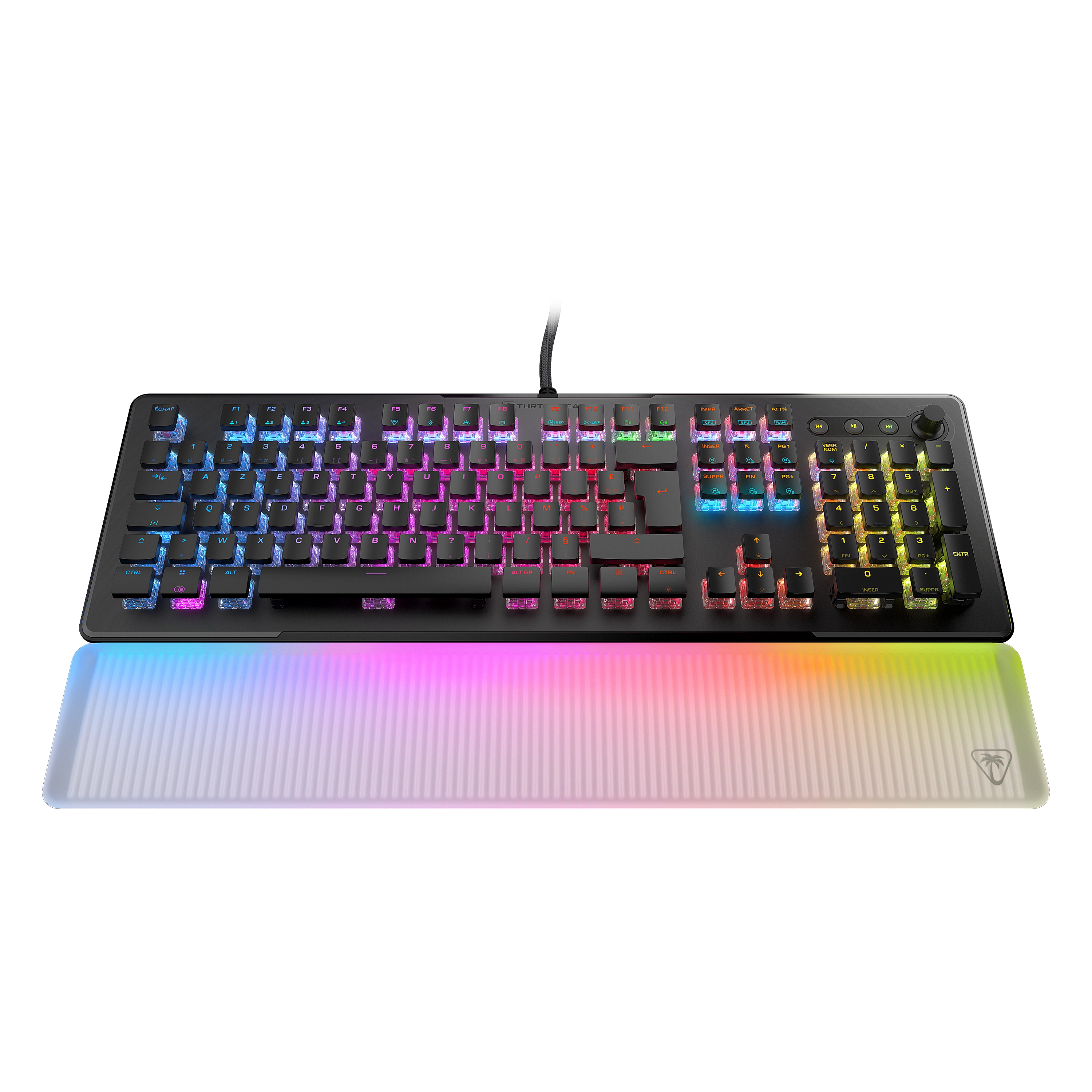 Turtle Beach Vulcan II Max tastatūra Speļu USB QWERTZ Vācu Melns