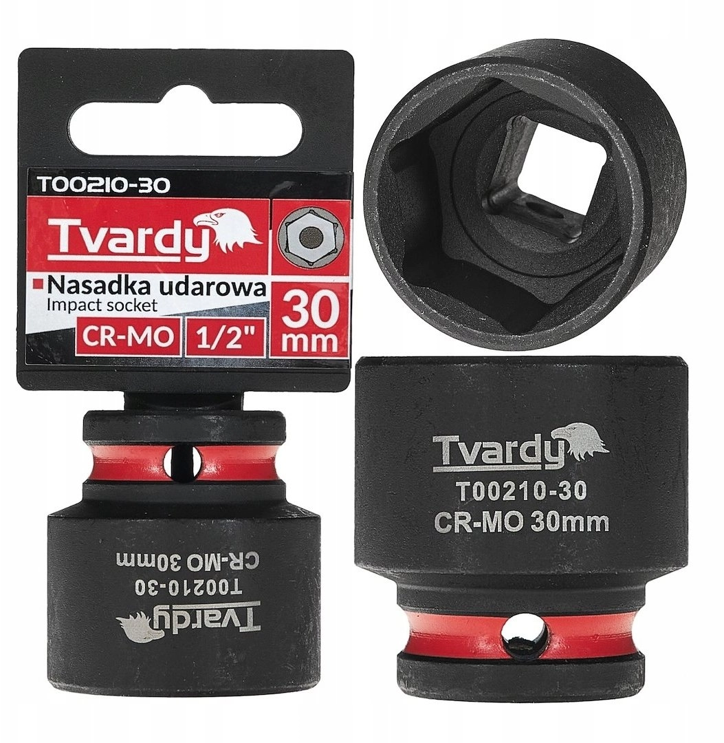 Tvardy Impact socket 1/2`` 6-point 30mm