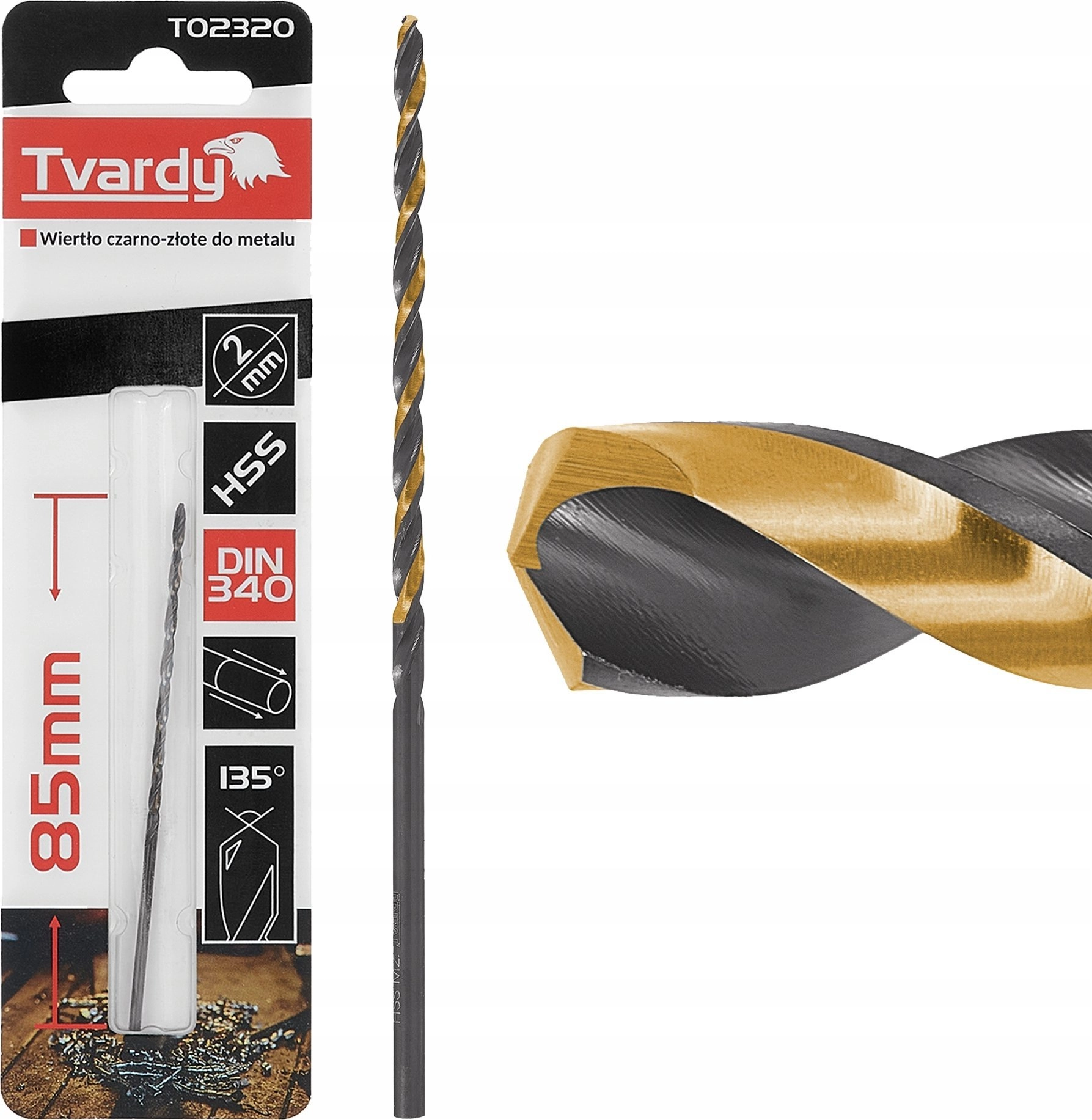 Tvardy drill Black and gold drill