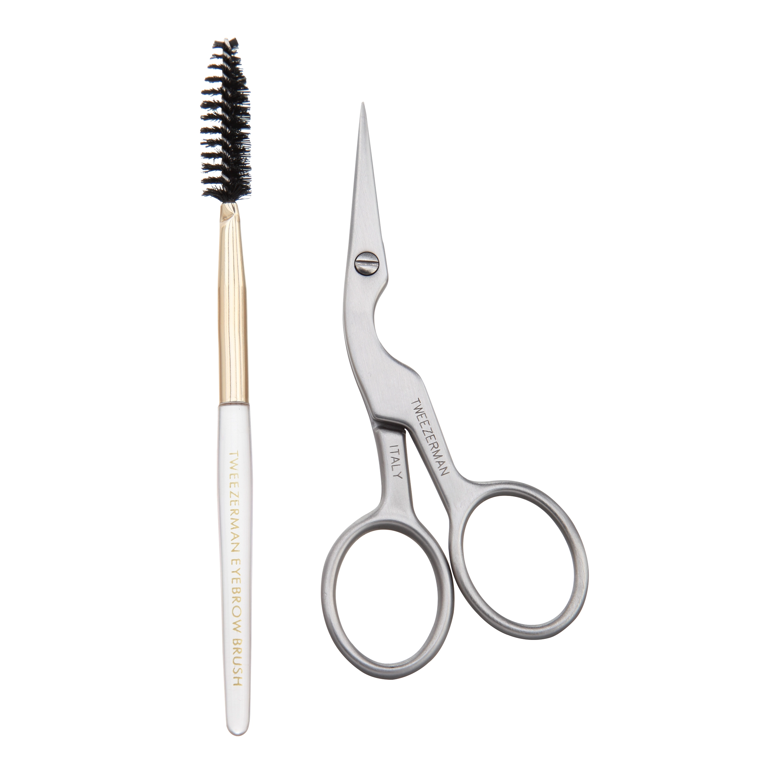 Tweezerman - Brow Shaping Scissors  Brush