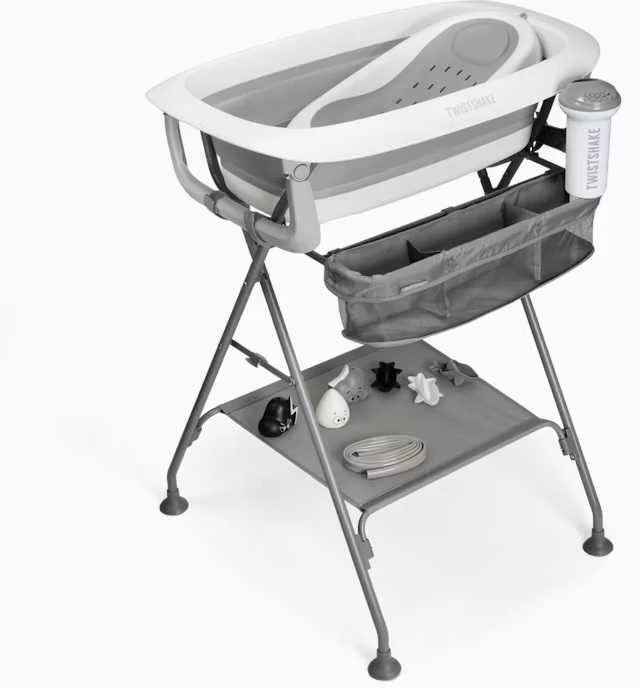 Twistshake bathtub foldable stand pillow funnel