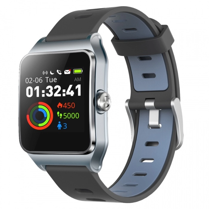 UMAX U-Band P1 PRO 3,3 cm (1.3") IPS Digitāls 240 x 240 pikseļi Skārienjūtīgais ekrāns Sudrabs GPS