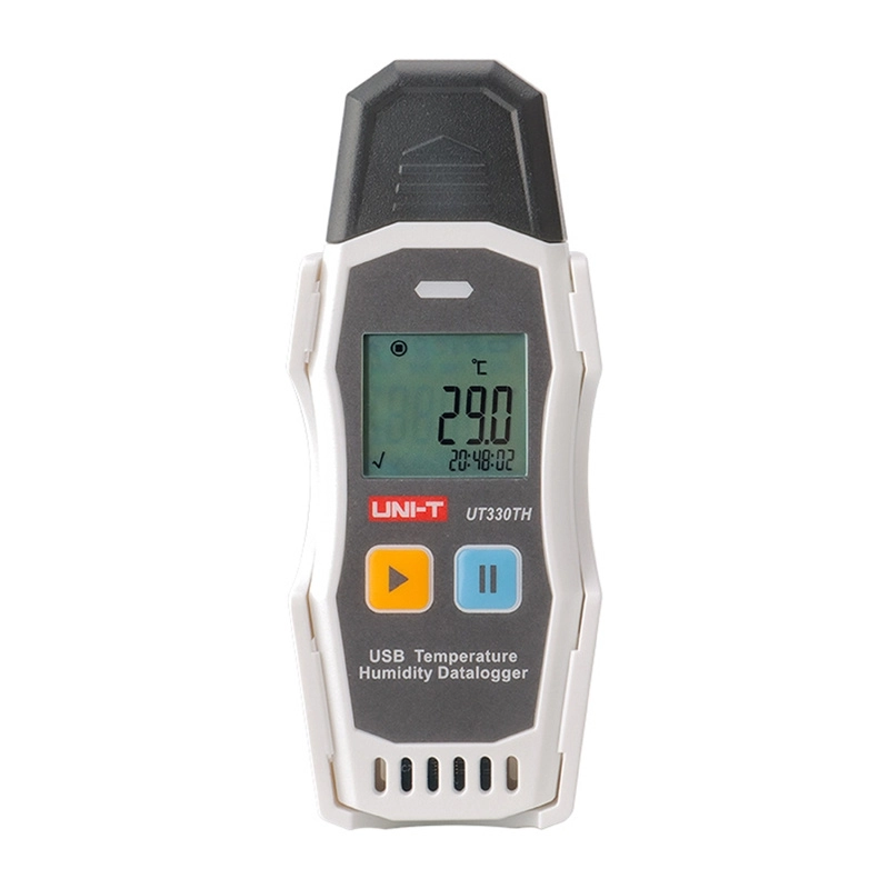 Digital USB thermo-hygrometer with data recording