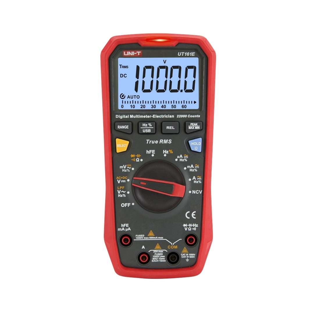 Digitālais multimetrs DC/AC spriegums: 1000V; DC/AC