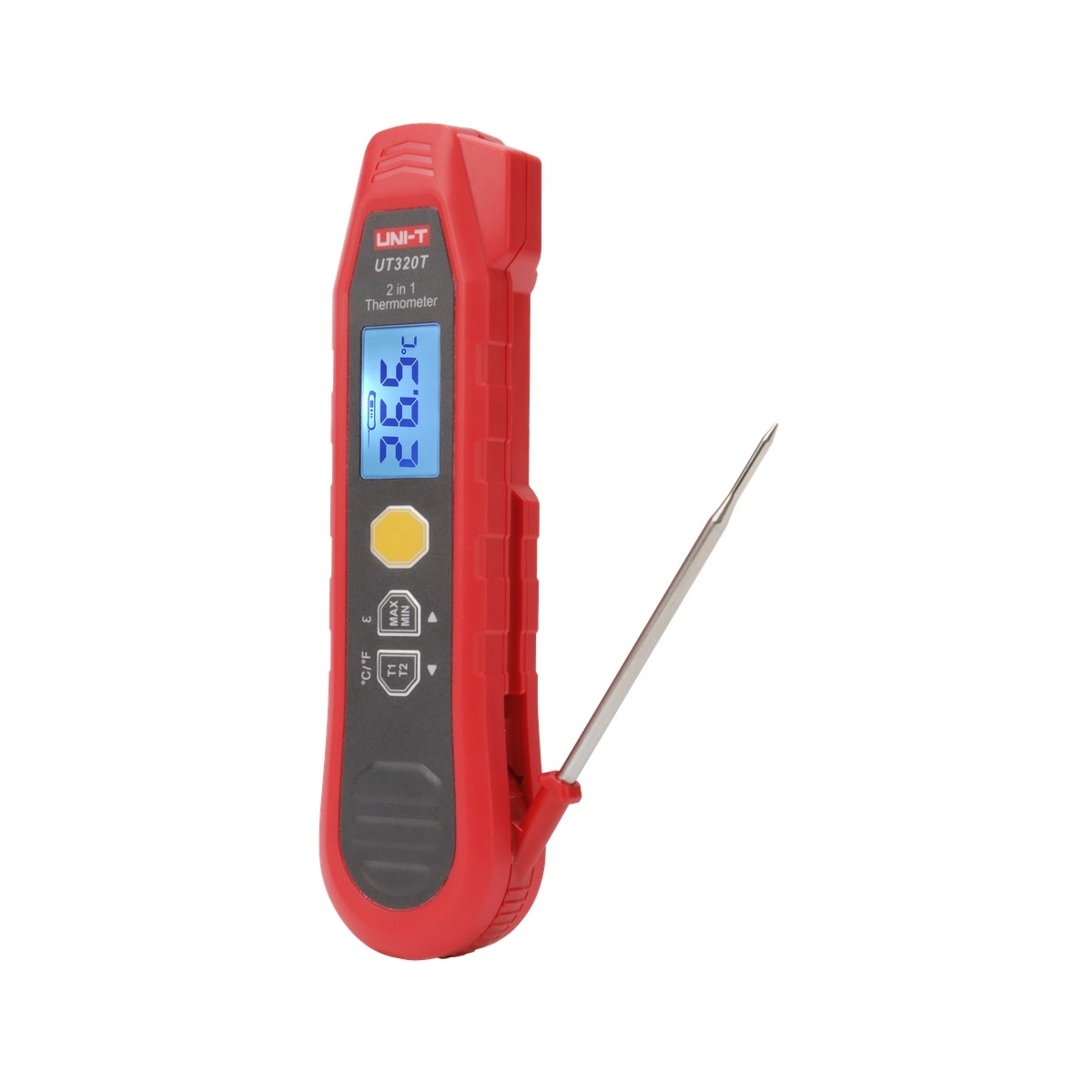 2 in 1 termometrs IR 40C-300C