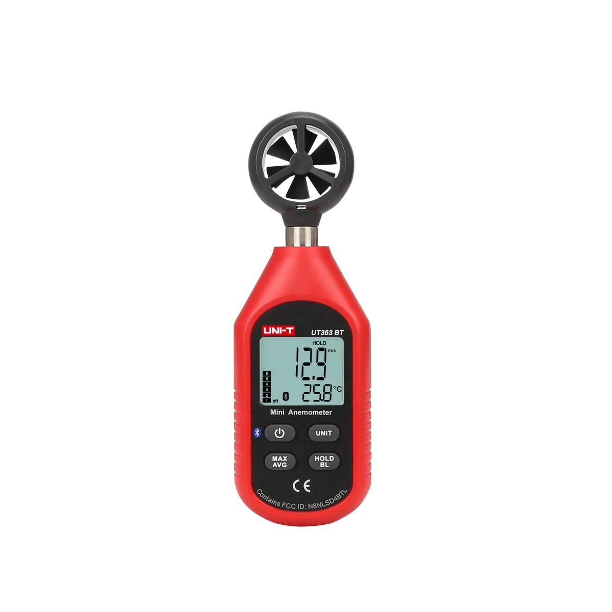 Mini anemometr Uni-T UT363BT 0001-00021-13199 084994