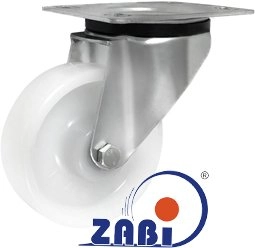UN PLASTIC WHEEL 100MM SWIVEL HOUSING