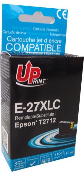 Ink cartridge UPrint Epson 27XLC Cyan