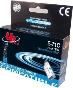 Ink cartridge UPrint Epson T0712C Cyan