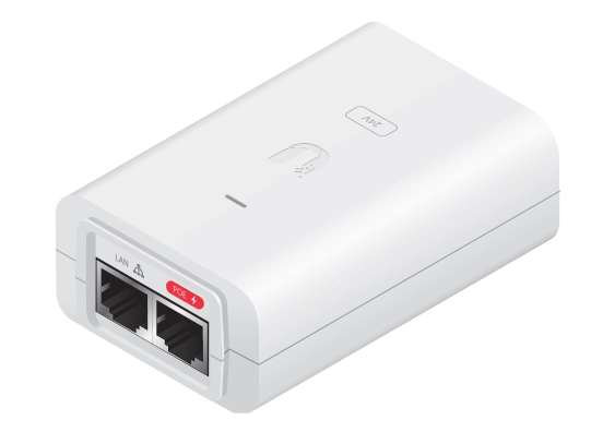 Ubiquiti POE-24-30W-G-WH PoE adapter Gigabit Ethernet