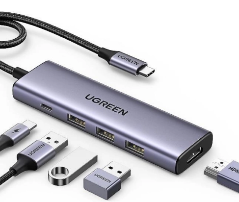Ugreen 15596 laptop dock/port replicator Wired