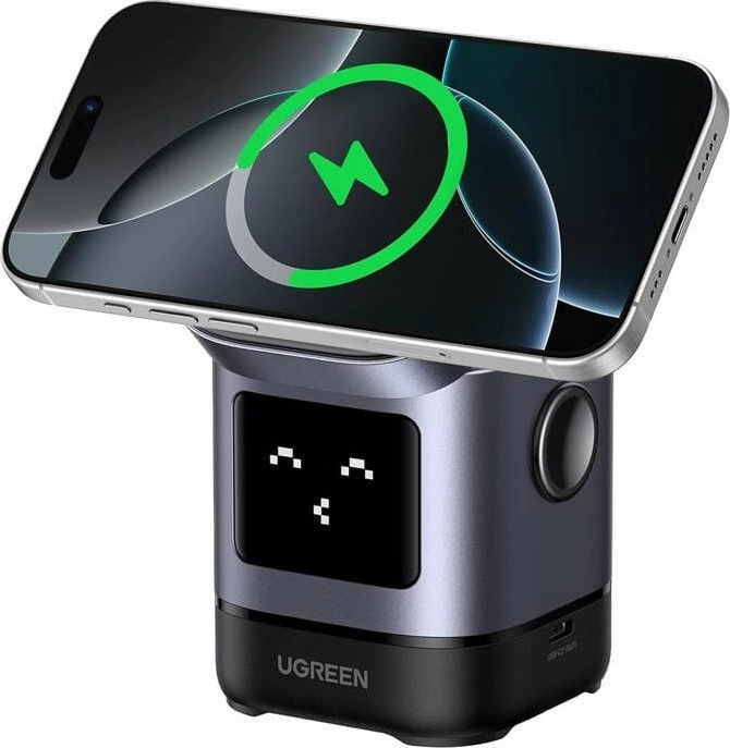 Bevielis įkroviklis UGREEN 2-in-1 Magnetic Wireless