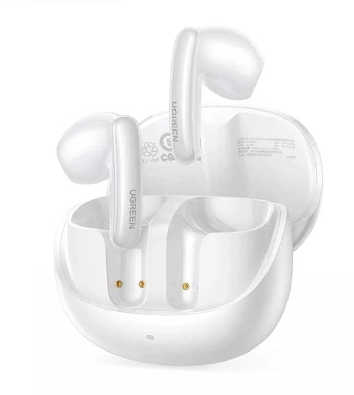 Bezvadu austiņas Ugreen HiTune H6 Pro Active Noise-Cancelling Earbuds (35873) balts