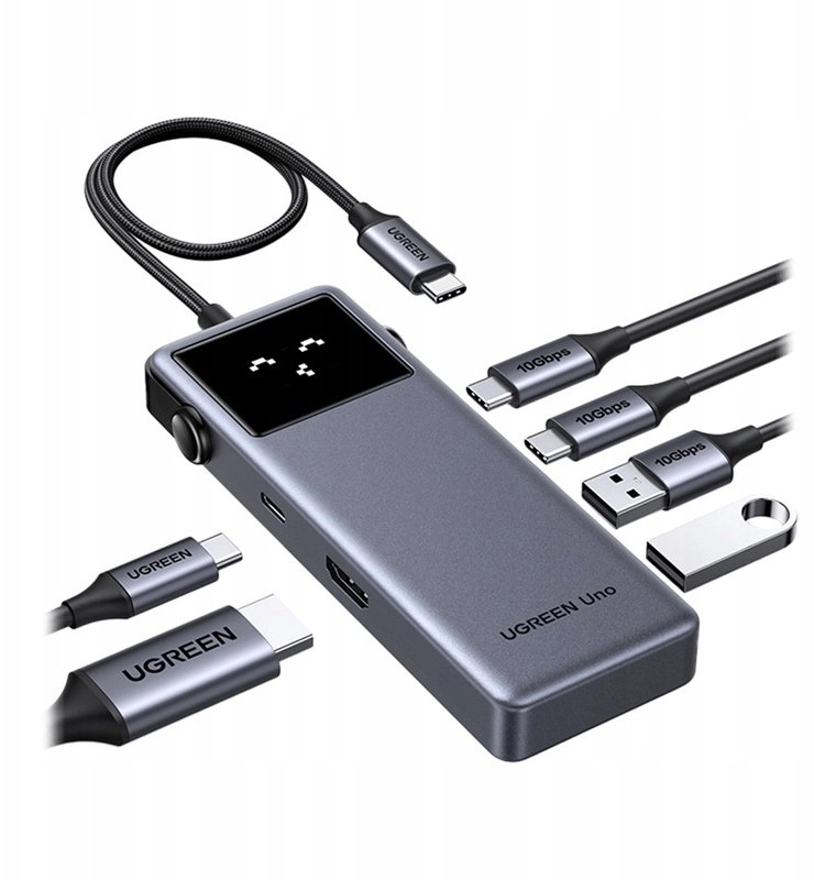 Hub UGREEN CM889 6w1 USB-C do