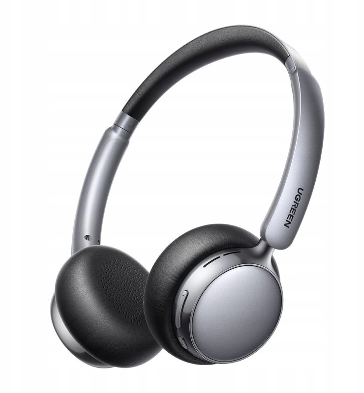 Ugreen austiņas Ugreen Studio Plus HP207 uzliekamās austiņas, Bluetooth 6.0 (melnas)